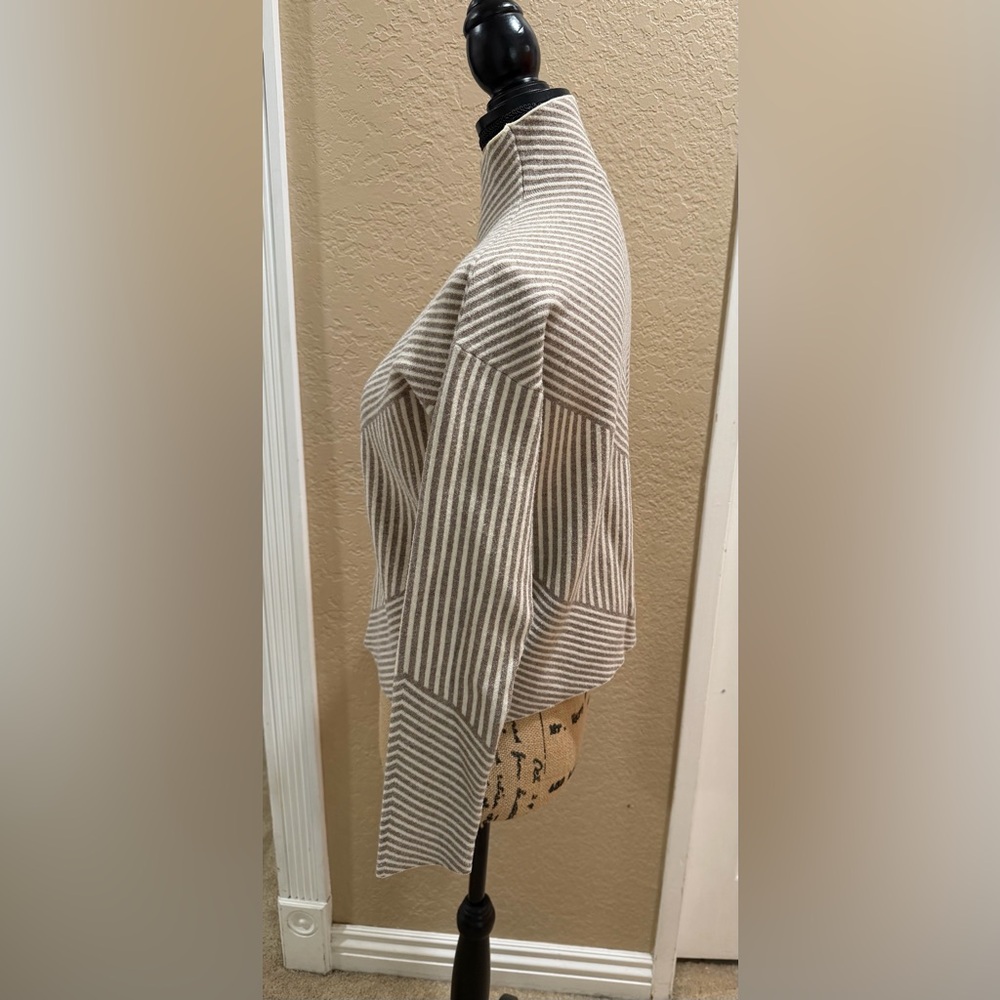 Cynthia Rowley Cynthia Rowley Geometric Mock-neck Sweater - Picture 4 of 6